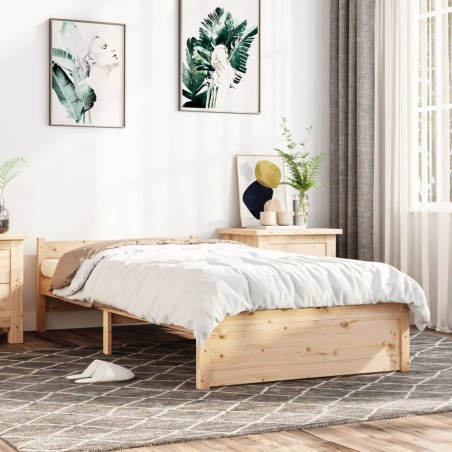 Giroletto in Legno Massello 75x190 cm 2FT6 Small Single