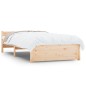 Giroletto in Legno Massello 75x190 cm 2FT6 Small Single Giroletto in Legno Massello 75x190 cm 2FT6 Small Single