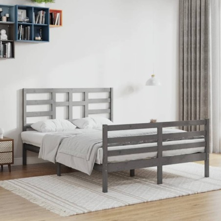Giroletto Grigio in Legno Massello 120x200 cm