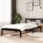 Giroletto Nero in Legno Massello 90x190 cm 3FT Single Giroletto Nero in Legno Massello 90x190 cm 3FT Single