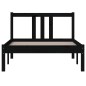 Giroletto Nero in Legno Massello 90x190 cm 3FT Single Giroletto Nero in Legno Massello 90x190 cm 3FT Single