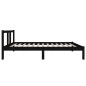 Giroletto Nero in Legno Massello 90x190 cm 3FT Single Giroletto Nero in Legno Massello 90x190 cm 3FT Single