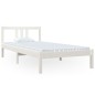 Giroletto Bianco in Legno Massello 90x200 cm Giroletto Bianco in Legno Massello 90x200 cm