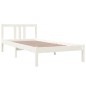 Giroletto Bianco in Legno Massello 90x200 cm Giroletto Bianco in Legno Massello 90x200 cm