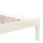 Giroletto Bianco in Legno Massello 90x200 cm Giroletto Bianco in Legno Massello 90x200 cm