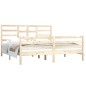 Giroletto in Legno Massello 180x200 cm 6FT Super King Giroletto in Legno Massello 180x200 cm 6FT Super King
