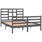 Giroletto in Legno Massello Grigio 140x190 cm Giroletto in Legno Massello Grigio 140x190 cm