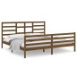 vidaXL Giroletto senza Materaso Ambra in Legno Massello 200x200 cm vidaXL Giroletto senza Materaso Ambra in Legno Massello 200x200 cm