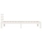 Giroletto Bianco Legno Massello 75x190cm 2FT6 Piccolo Singolo Giroletto Bianco Legno Massello 75x190cm 2FT6 Piccolo Singolo