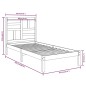 Giroletto Grigio in Legno Massello 90x200 cm Giroletto Grigio in Legno Massello 90x200 cm