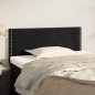 vidaXL Testiera Nera 80x5x78/88 cm in Velluto vidaXL Testiera Nera 80x5x78/88 cm in Velluto