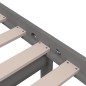 Giroletto Grigio in Legno Massello 75x190 cm 2FT6 Small Single Giroletto Grigio in Legno Massello 75x190 cm 2FT6 Small Single