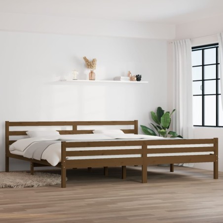Giroletto Miele in Legno Massello 180x200 cm 6FT Super King