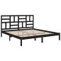 Giroletto Nero in Legno Massello 200x200 cm Giroletto Nero in Legno Massello 200x200 cm