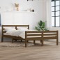 Giroletto Miele in Legno Massello 135x190 cm 4FT6 Double Giroletto Miele in Legno Massello 135x190 cm 4FT6 Double