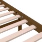 Giroletto Miele in Legno Massello 135x190 cm 4FT6 Double Giroletto Miele in Legno Massello 135x190 cm 4FT6 Double