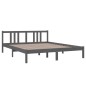 Giroletto Grigio in Legno Massello 160x200 cm Giroletto Grigio in Legno Massello 160x200 cm