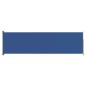 vidaXL Tenda da Sole Laterale Retrattile per Patio 180x600 cm Blu vidaXL Tenda da Sole Laterale Retrattile per Patio 180x600 cm Blu