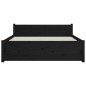 Giroletto Nero in Legno Massello 120x200 cm Giroletto Nero in Legno Massello 120x200 cm