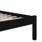 Giroletto Nero in Legno Massello 75x190 cm 2FT6 Small Single Giroletto Nero in Legno Massello 75x190 cm 2FT6 Small Single