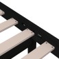 Giroletto Nero in Legno Massello 75x190 cm 2FT6 Small Single Giroletto Nero in Legno Massello 75x190 cm 2FT6 Small Single