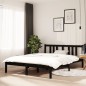 Giroletto Nero Legno Massello 135x190 cm 4FT6 Doppio