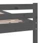 Giroletto Grigio in Legno Massello 90x200 cm Giroletto Grigio in Legno Massello 90x200 cm