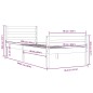 Giroletto Grigio in Legno Massello 90x200 cm Giroletto Grigio in Legno Massello 90x200 cm