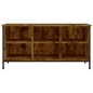 Scarpiera Rovere Fumo 100x35x50 cm in Legno Multistrato Scarpiera Rovere Fumo 100x35x50 cm in Legno Multistrato