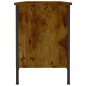 Scarpiera Rovere Fumo 100x35x50 cm in Legno Multistrato Scarpiera Rovere Fumo 100x35x50 cm in Legno Multistrato