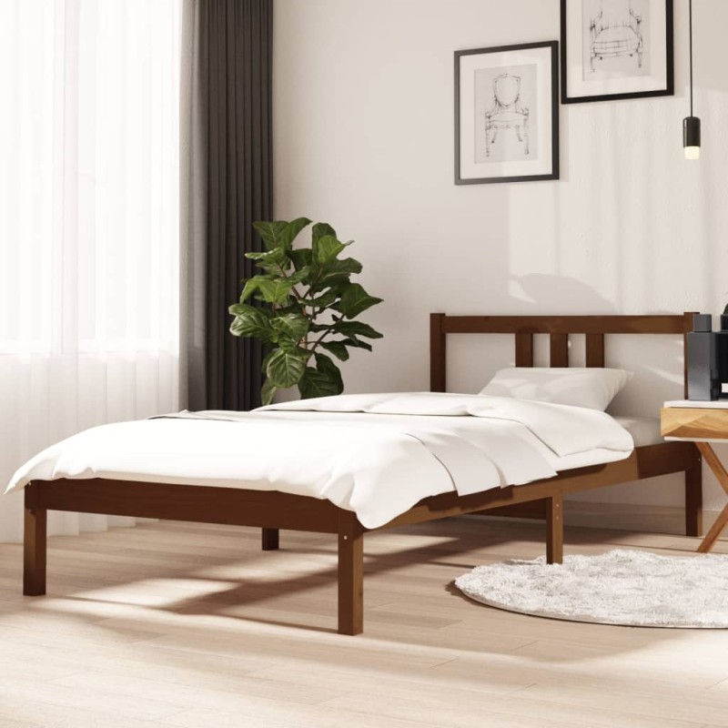 Giroletto Miele in Legno Massello 90x190 cm 3FT Single