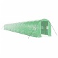 Serra con Telaio in Acciaio Verde 44 m² 22x2x2 m Serra con Telaio in Acciaio Verde 44 m² 22x2x2 m