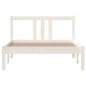 Giroletto Bianco in Legno Massello 100x200 cm