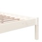 Giroletto Bianco in Legno Massello 100x200 cm