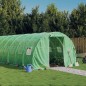 Serra con Telaio in Acciaio Verde 54 m² 18x3x2 m Serra con Telaio in Acciaio Verde 54 m² 18x3x2 m
