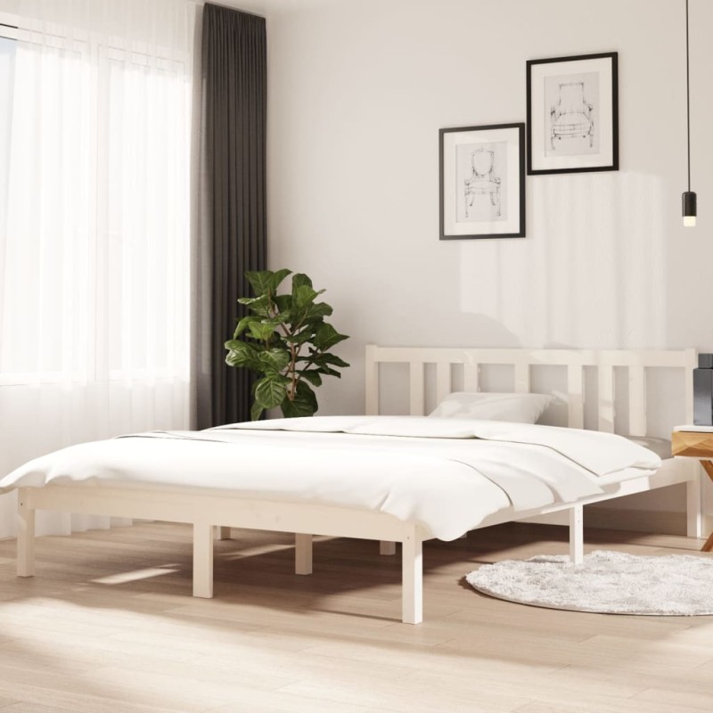 Giroletto Bianco in Legno Massello 140x200 cm Giroletto Bianco in Legno Massello 140x200 cm