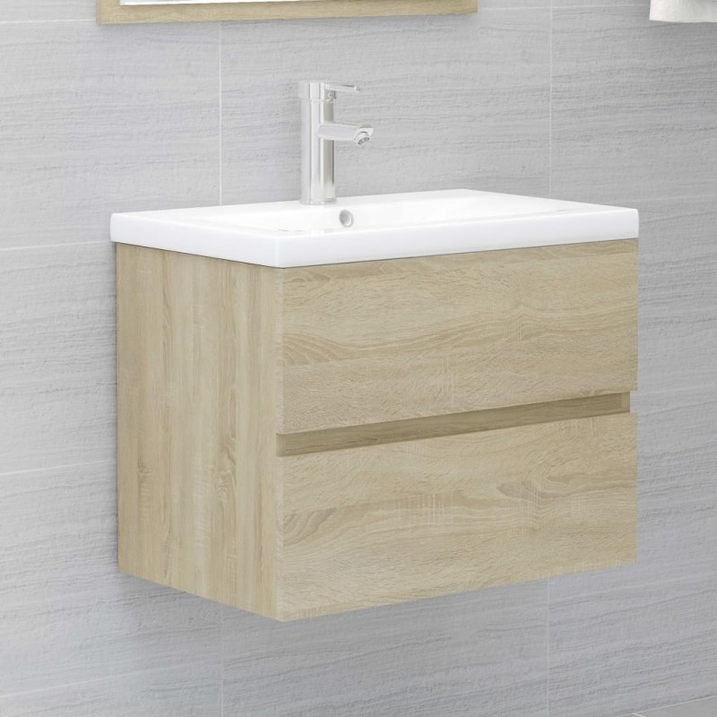 Mobile Sottolavabo Rovere Sonoma 60x38,5x45 cm in Truciolato Mobile Sottolavabo Rovere Sonoma 60x38,5x45 cm in Truciolato