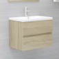 Mobile Sottolavabo Rovere Sonoma 60x38,5x45 cm in Truciolato Mobile Sottolavabo Rovere Sonoma 60x38,5x45 cm in Truciolato
