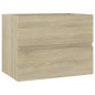 Mobile Sottolavabo Rovere Sonoma 60x38,5x45 cm in Truciolato Mobile Sottolavabo Rovere Sonoma 60x38,5x45 cm in Truciolato