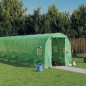 Serra con Telaio in Acciaio Verde 48 m² 24x2x2 m Serra con Telaio in Acciaio Verde 48 m² 24x2x2 m