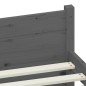 Giroletto Grigio in Legno Massello 90x200 cm