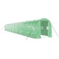 Serra con Telaio in Acciaio Verde 36 m² 18x2x2 m Serra con Telaio in Acciaio Verde 36 m² 18x2x2 m