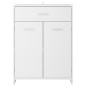 Armadio da Bagno Bianco 60x33x80 cm in Legno Multistrato Armadio da Bagno Bianco 60x33x80 cm in Legno Multistrato