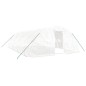 vidaXL Serra con Telaio in Acciaio Bianco 40 m² 8x5x2,3 m vidaXL Serra con Telaio in Acciaio Bianco 40 m² 8x5x2,3 m