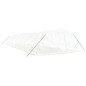 Serra con Telaio in Acciaio Bianco 80 m² 16x5x2,3 m