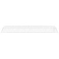 Serra con Telaio in Acciaio Bianco 80 m² 16x5x2,3 m