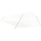 Serra con Telaio in Acciaio Bianco 36 m² 12x3x2 m Serra con Telaio in Acciaio Bianco 36 m² 12x3x2 m