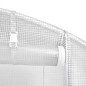 Serra con Telaio in Acciaio Bianco 36 m² 12x3x2 m Serra con Telaio in Acciaio Bianco 36 m² 12x3x2 m