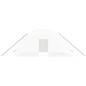 Serra con Telaio in Acciaio Bianco 24 m² 6x4x2,85 m Serra con Telaio in Acciaio Bianco 24 m² 6x4x2,85 m