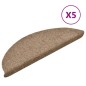 Tappetini Adesivi per Scale 5 pz Crema 56x17x3 cm Agugliati Tappetini Adesivi per Scale 5 pz Crema 56x17x3 cm Agugliati